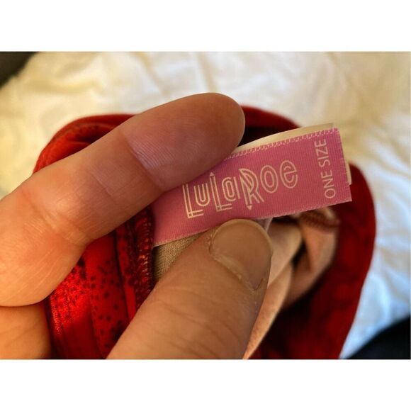 LuLaRoe Valentine's leggings One Size (D5) - Picture 3 of 4